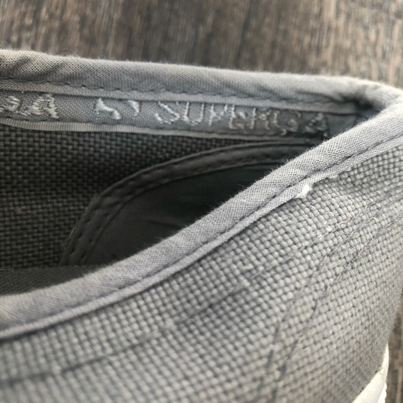 Superga Unisex Gray Cotu Classic S000010-M38 Sneakers Women's 6 Men's 4.5 - Picture 7 of 15